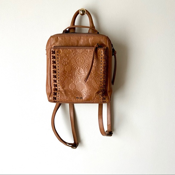 The Sak Handbags - THE SAK Embossed Leather Backpack Purse